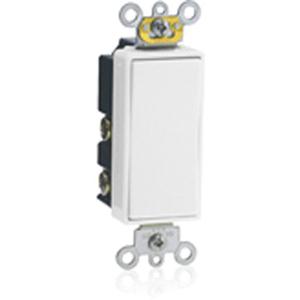 Momentary Decora® Switch - White, 120 V/277 V, Decorator, Non-Dimmable, Yes