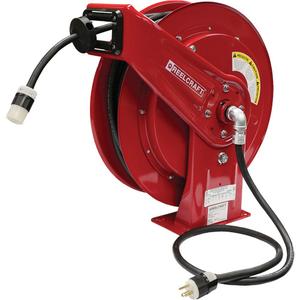 70000 Power Cord Reel - 100', 12, 20 A, 3, SEOOW, Single Receptacle