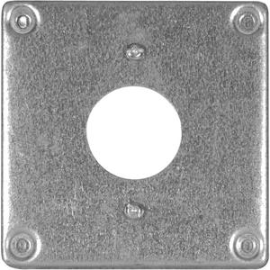 Junction Box Cover - Steel, Indoor, Square, 1, 1.40"