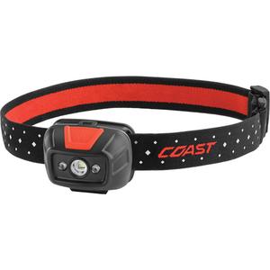 FL19 Flood Beam Headlamp - LED, 330, 3.25, Aluminum, AAA, Black, 38 m, Included, White, Front, 45, 15 m, 17