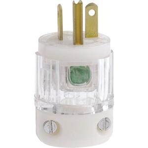 Hospital Grade Extension Plug - 20 Amps, 5-20P, 125 V, Nylon