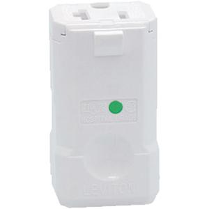 Hospital Grade Plug Connector - 5-20R, Nylon, White, 20, 125