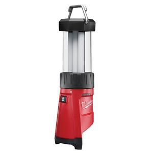 M12™ Lantern & Flood Light - LED, 400, 8, Plastic, Rechargeable, Red, Not Included, 10.6", IP54, 5 years