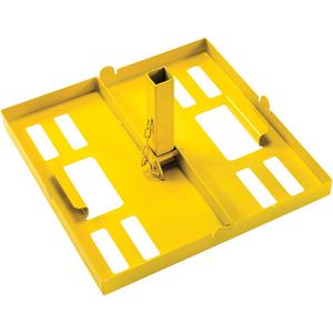 Modular Light System Base - Yellow, Steel, 18.11" x 18.11" x 2.36"