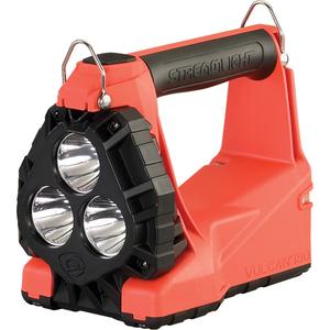 Vulcan® 180 Multi-Function Lantern - LED, 1200, 5.75, Nylon, Rechargeable, Orange, 548 m, Included, 120V/100V AC & 12V DC