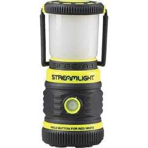 The Siege® Work Lantern with Magnetic Base - LED, 200, 7, Plastic, AA, Black/Yellow, Not Included, Red & White, 3 x AA