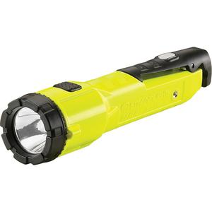 Dualie® Rechargeable Intrinsically Safe Magnetic Flashlight - LED, 275, 5.5, Plastic, Yellow, Rechargeable, Included, 171 m, 67, 120V/100V AC