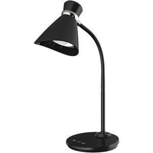 Desk Lamp - 16", Flat Table Base, Black, LED, 6 W, 120, 3000 K, 350, 30000 Hours