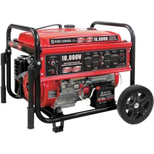 Gasoline Generator with Electric Start - 25 L, 10000 W, 7500 W, 120 V/240 V