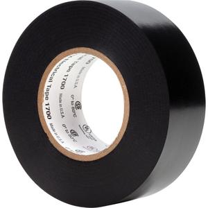 Temflex™ Vinyl Electrical Tape 1700 - 25.4 mm (1"), 20.1 m (66'), 7 mils, Black, Rubber, Vinyl, 200%, > 10^6 megohms