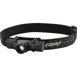 XPH30R Headlamp - LED, 1000, 41, Aluminum, Rechargeable/CR123, Black, 165 m, Not Included, White