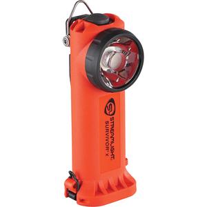 Survivor X Right-Angle USB Flashlight - LED, 250, 60, 4, 15, Nylon Polymer, Orange, Rechargeable, Included, 447 m
