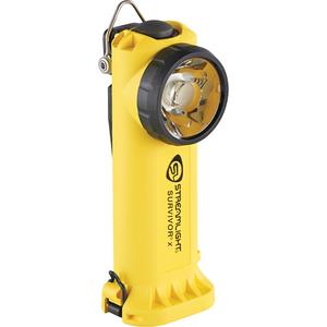 Survivor X Right-Angle Firefighter Flashlight - LED, 250, 60, 3.75, 15, Nylon Polymer, Yellow, 447 m, 120V/100V AC/12V DC