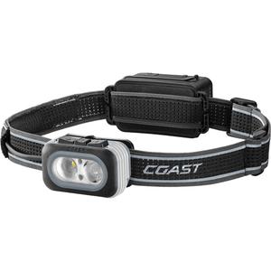 RL20R Tri-Colour Headlamp - LED, 1000, 8, Aluminum, Rechargeable, Black/Grey, Included, Red, White & Green