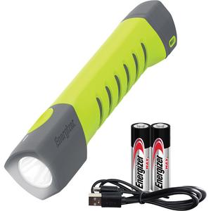 Small Pro Series Hybrid Handheld Flashlight - LED, 500, 100, 9, 32, Green, AA/Rechargeable, Included, 200 m, 5 Hours