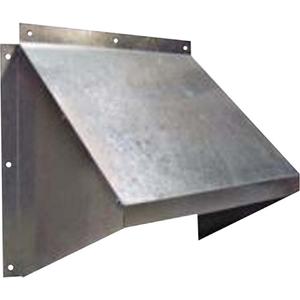 12" GH Galvanized Hood - 14.75"W X 14"H, 18"W X 15.75"H, 4 lbs., XF12 /  XB12 / SD8 / SD10 / AX8 / AX10 / AX12