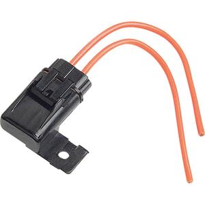 12 Gauge 30A Standard Blade Fuse Holder - Orange, 10"