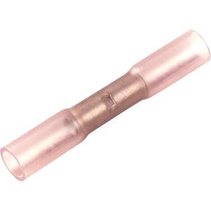 Heat Shrinkable Polyolefin Butt Connectors - 22-18GA, Red, '-55°C (-67°F) to 110°C (230°F), 3:1, Polyolefin