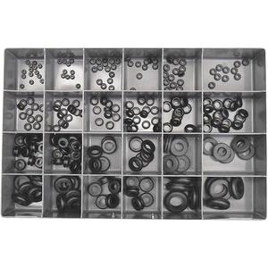 223-Piece Grommet Kit - RoHS, (25) 1/8" I.D.; (25) 3/16" I.D.; (25) 1/4" I.D.; (25) 5/16" I.D.; (25) 3/8" I.D.; (25) 1/2" I.D.; (25) 25/64" I.D.; (10) 5/8" I.D.; (10) 11/16" I.D.; (10) 3/4" I.D.; (10) 1/2" I.D.; (8) 1" I.D.