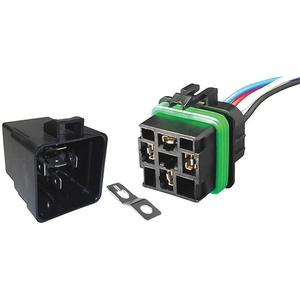 Weather-Resistant Sealed Relay & Pigtail Combo Pack - 30 Amps, 24 V, Mini-Breaker, Assorted, 2-18, 3-12 AWG