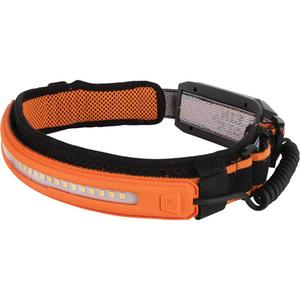 Widebeam Headlamp with Strap - LED, 575, 4, Plastic, Rechargeable, Black/Orange, 396.25 m, Included, White, CE, NR Can, REACH, RoHS, CEC/DOE, '-4° to 122°F (-20° to 50°C), 32° to 113°F (0° to 45°C)