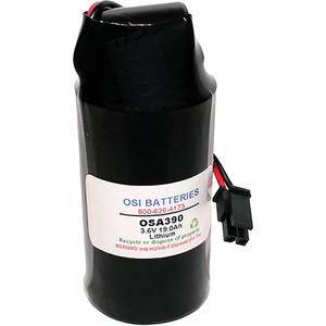 OSI Batteries for Ansul Alarms Fire Suppression System - 19 Ah, Lithium, Plug