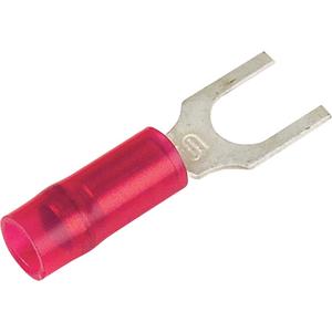 Nylon Spade Terminals - #4-6, 22-18GA, Red, 105°C (221°F)