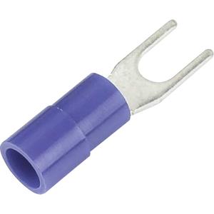 Nylon Spade Terminals - #8-10, 16-14GA, Blue, 105°C (221°F)