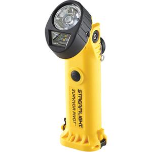 Survivor Pivot® Magnetic Flashlight - LED, 325, 300, 3.75, 5.5, Nylon Polymer, Yellow, Rechargeable, Not Included, 396 m