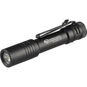 Macrostream® USB Personal Flashlight - LED, 500, 50, 2, 8, Aluminum, Black, Rechargeable, Included, 90 m