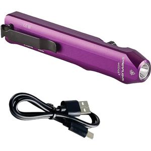 Wedge® Slim Everyday Carry Flashlight - LED, 1000, 300, Aluminum, Purple, Rechargeable, Included, 110 m