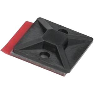 High-Heat High-Bond Acrylic Adhesive Base for T18-T30 Cable Ties - 0.75", 0.75", 0.14" (3.6 mm), 0.12" (3 mm)