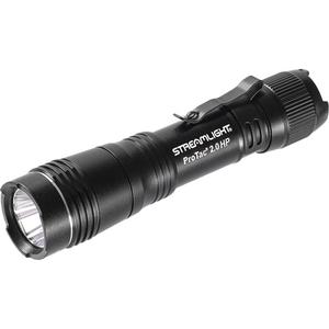 ProTac 2.0 HP Handheld Flashlight Kit - LED, 2000, 100, 2.5, 31, Aluminum, Black, Rechargeable, Included, 583 m