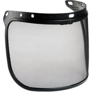 Mesh Faceshield Screen - 7", 15-1/2", Black, Stainless Steel