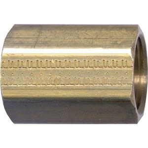 Pipe Coupling - Brass, 1/2", FPT, 1200 PSI, 1 Year