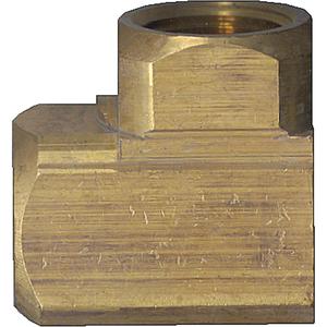 Extruded 90° Elbow Pipe Fitting - FPT, Brass, 1/8", 1200 PSI, 1 Year