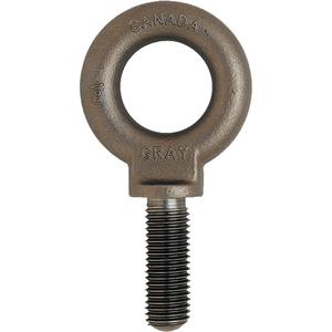 Eye Bolt - 10600 lbs. (5.3 tons), Uncoated Natural Finish, 1-11/16", 2-1/4", With Shoulder, Fully Threaded, 1-11/16", 3-1/16", 5-31/32"
