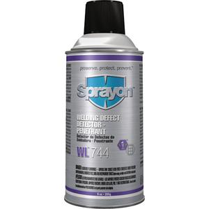 WL™744 Welding Defect Detector Penetrant - Aerosol Can, WL745 Welding Defect Detector System Developer, 9 oz., Red, Liquid